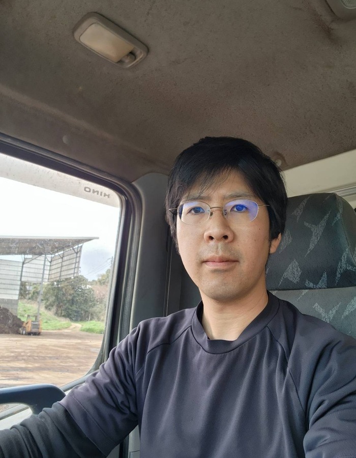 堆肥部門責任者 清沢さん 30代 2016年入社